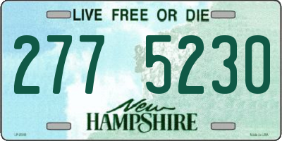 NH license plate 2775230
