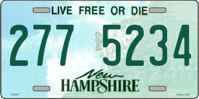 NH license plate 2775234