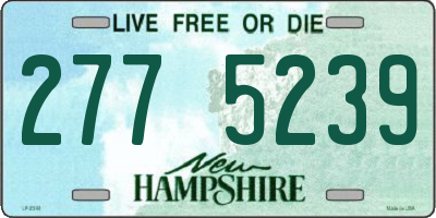NH license plate 2775239