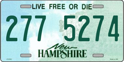 NH license plate 2775274