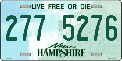 NH license plate 2775276