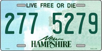 NH license plate 2775279