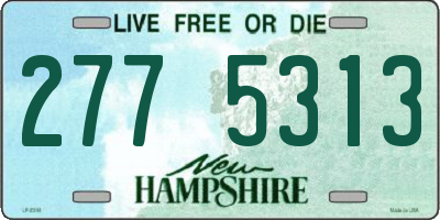 NH license plate 2775313