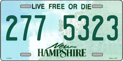 NH license plate 2775323