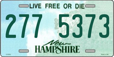 NH license plate 2775373