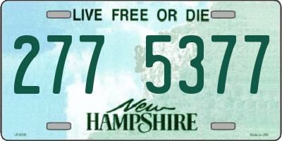 NH license plate 2775377