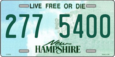 NH license plate 2775400