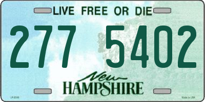 NH license plate 2775402