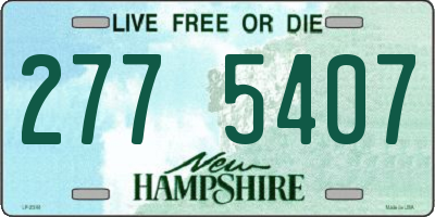 NH license plate 2775407