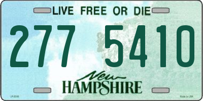 NH license plate 2775410