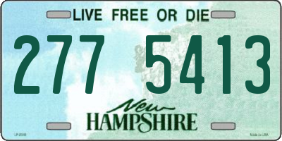 NH license plate 2775413
