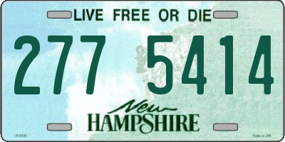 NH license plate 2775414