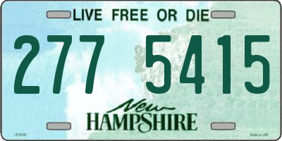 NH license plate 2775415