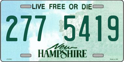 NH license plate 2775419