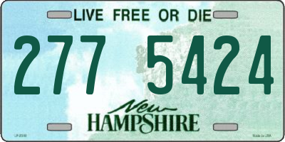 NH license plate 2775424