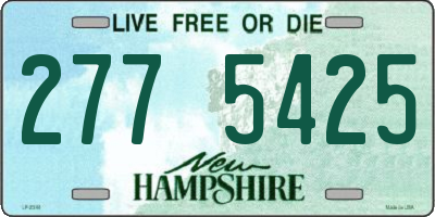 NH license plate 2775425