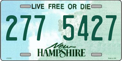 NH license plate 2775427