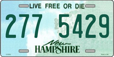 NH license plate 2775429