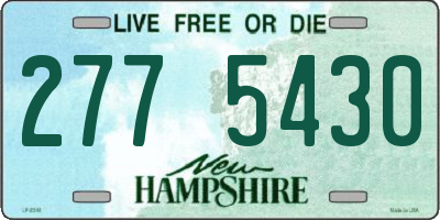 NH license plate 2775430