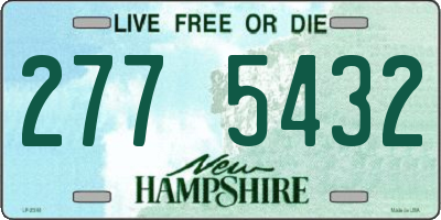 NH license plate 2775432