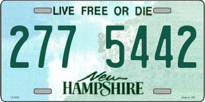 NH license plate 2775442