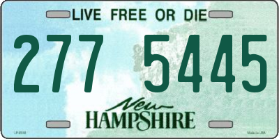 NH license plate 2775445