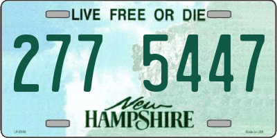 NH license plate 2775447