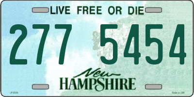 NH license plate 2775454
