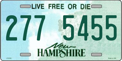 NH license plate 2775455