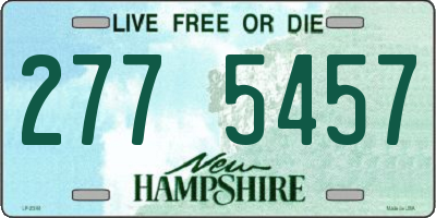NH license plate 2775457