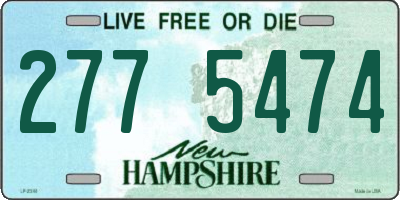 NH license plate 2775474