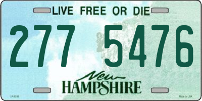 NH license plate 2775476