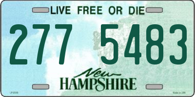 NH license plate 2775483