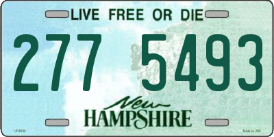 NH license plate 2775493