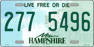 NH license plate 2775496