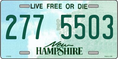 NH license plate 2775503