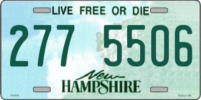 NH license plate 2775506