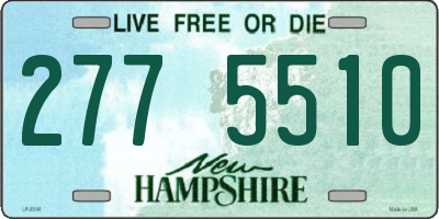 NH license plate 2775510