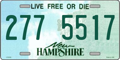 NH license plate 2775517
