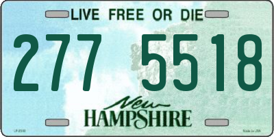 NH license plate 2775518