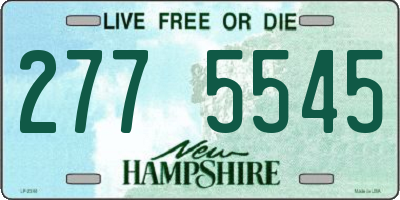 NH license plate 2775545