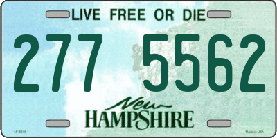 NH license plate 2775562
