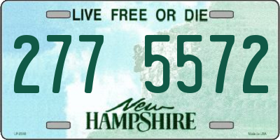 NH license plate 2775572