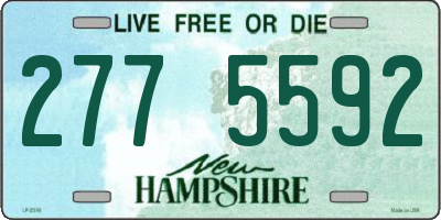 NH license plate 2775592