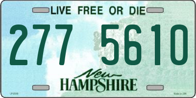 NH license plate 2775610