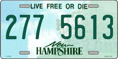 NH license plate 2775613
