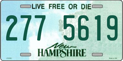 NH license plate 2775619
