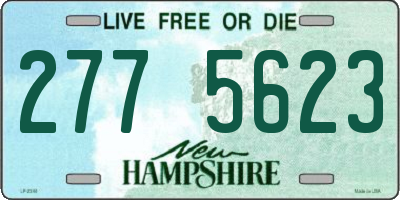 NH license plate 2775623