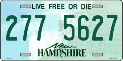 NH license plate 2775627