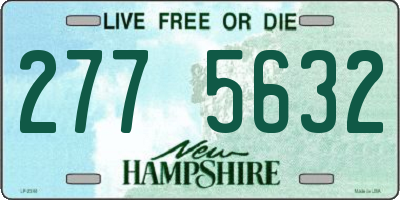 NH license plate 2775632
